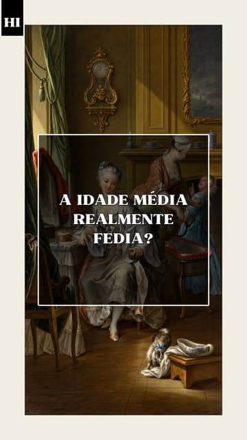 A Idade Média realmente fedia?
Se você acha que naquela época as pessoas tomavam dois banhos por ano, pode esquecer. Esse é um dos mitos mais repetidos sobre o período.
A Idade Média durou cerca de mil anos e os costumes mudavam muito de um lugar para outro. Mas uma coisa é certa: na Europa medieval, as pessoas se lavavam.
Quem não tinha banheira usava jarro e bacia. Quem tinha dinheiro mandava aquecer água e encher uma tina de madeira.
E eles conheciam sabão. Feito com gordura animal e cinzas de madeira, já era produzido e vendido na Europa desde pelo menos o século 9. Algumas receitas levavam sálvia e tomilho para dar cheiro.
Nas cidades maiores, casa de banho pública era comum. Paris chegou a ter 26 delas no século 13.
E tem um exemplo que acaba com a história de que ninguém tomava banho. No fim da Idade Média, Cracóvia tinha 12 casas de banho públicas e regras que obrigavam mestres de oficina a garantir banho aos trabalhadores pelo menos uma vez a cada 15 dias.
Isso quer dizer que as cidades medievais eram limpas?
👍 Deixa o like e comenta: você sobreviveria na Idade Média?
📜 Siga @historiailtda.