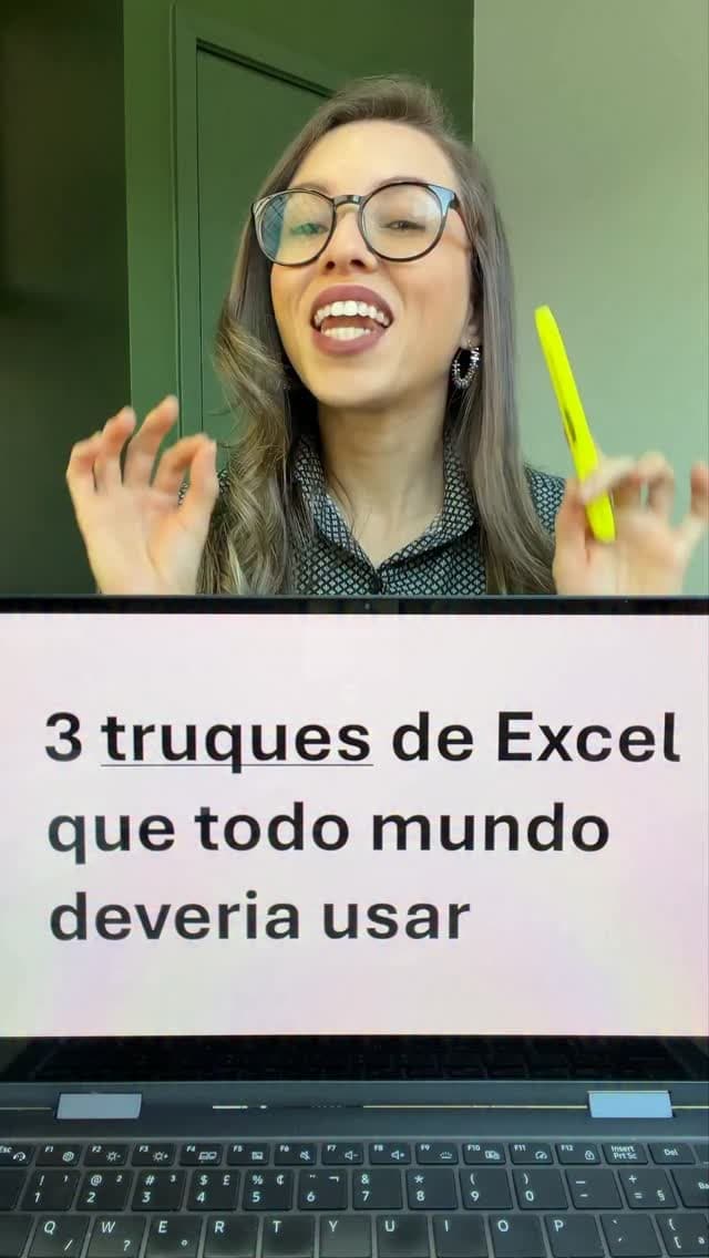 Três atalhos que aceleram o Excel: Ctrl+E preenche padrão sozinho, Ctrl+G > células em branco + Alt+= soma tudo de uma vez, e Ctrl+Enter aplica a fórmula em vários intervalos selecionados. 📊 #excel #atalhos #informatica